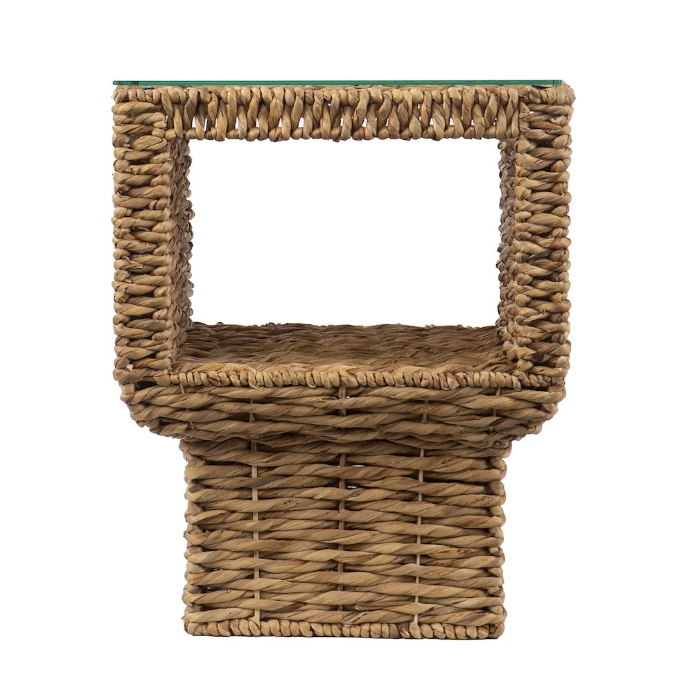 Pallston Water Hyacinth Accent Table. Picture 6