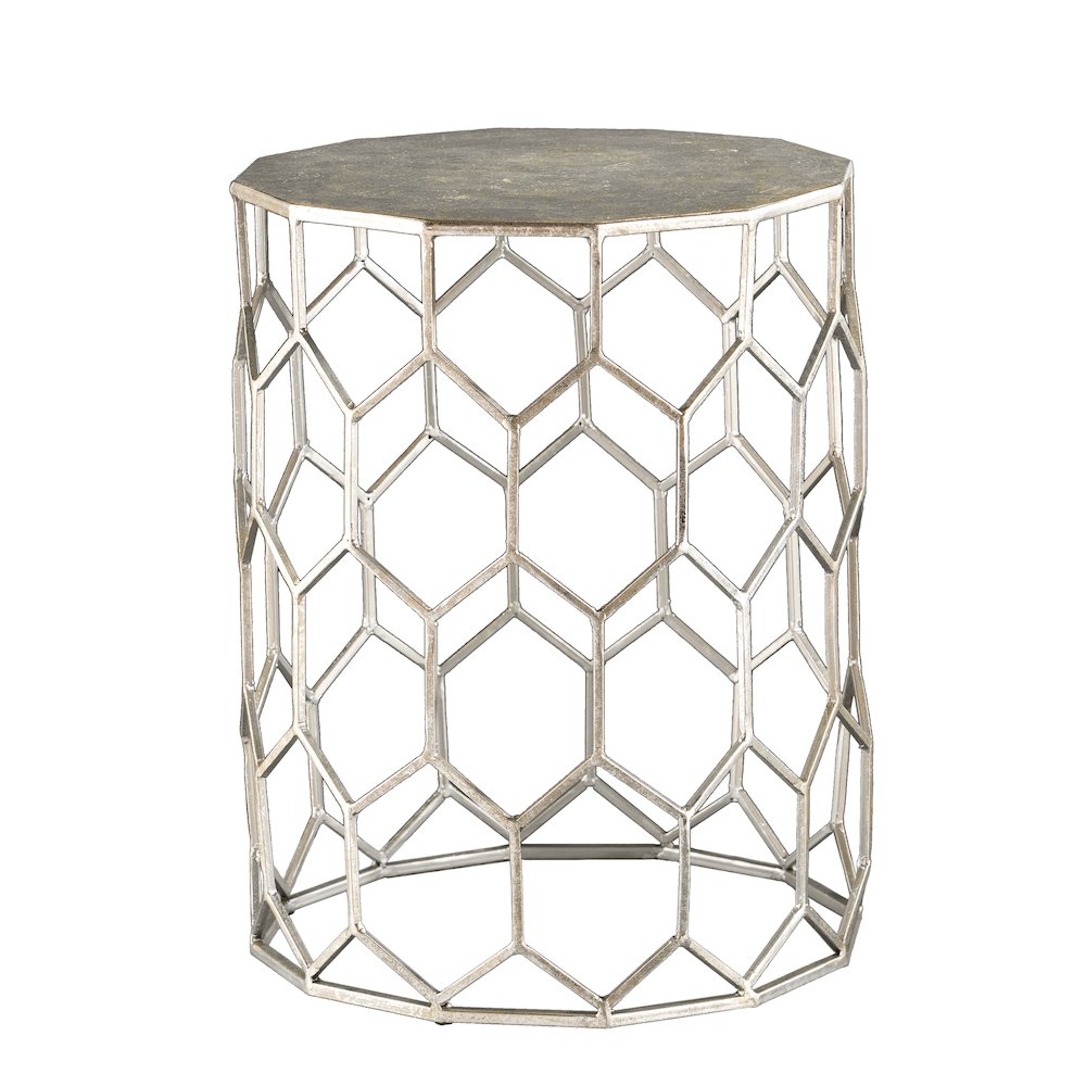 Clarissa Metal Accent Table. Picture 1