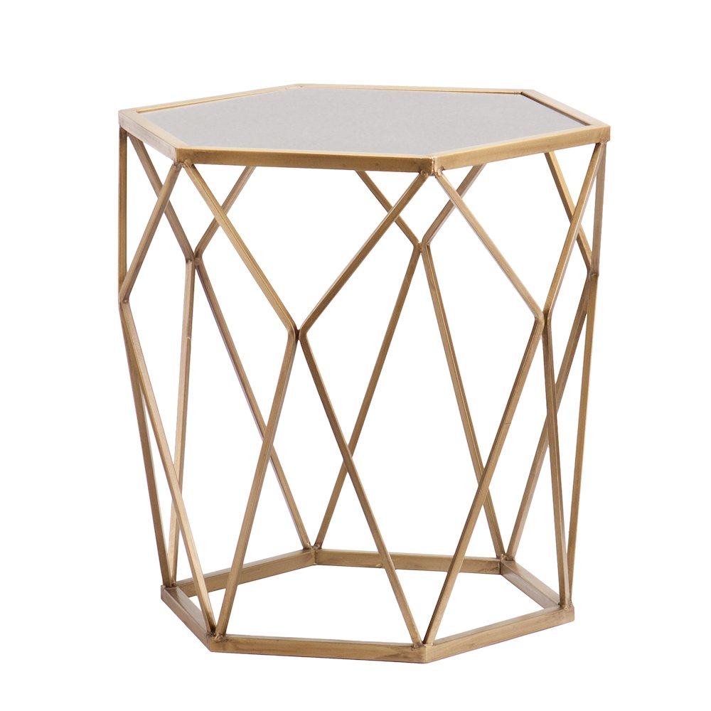 Joelle Geometric Accent Table. Picture 6