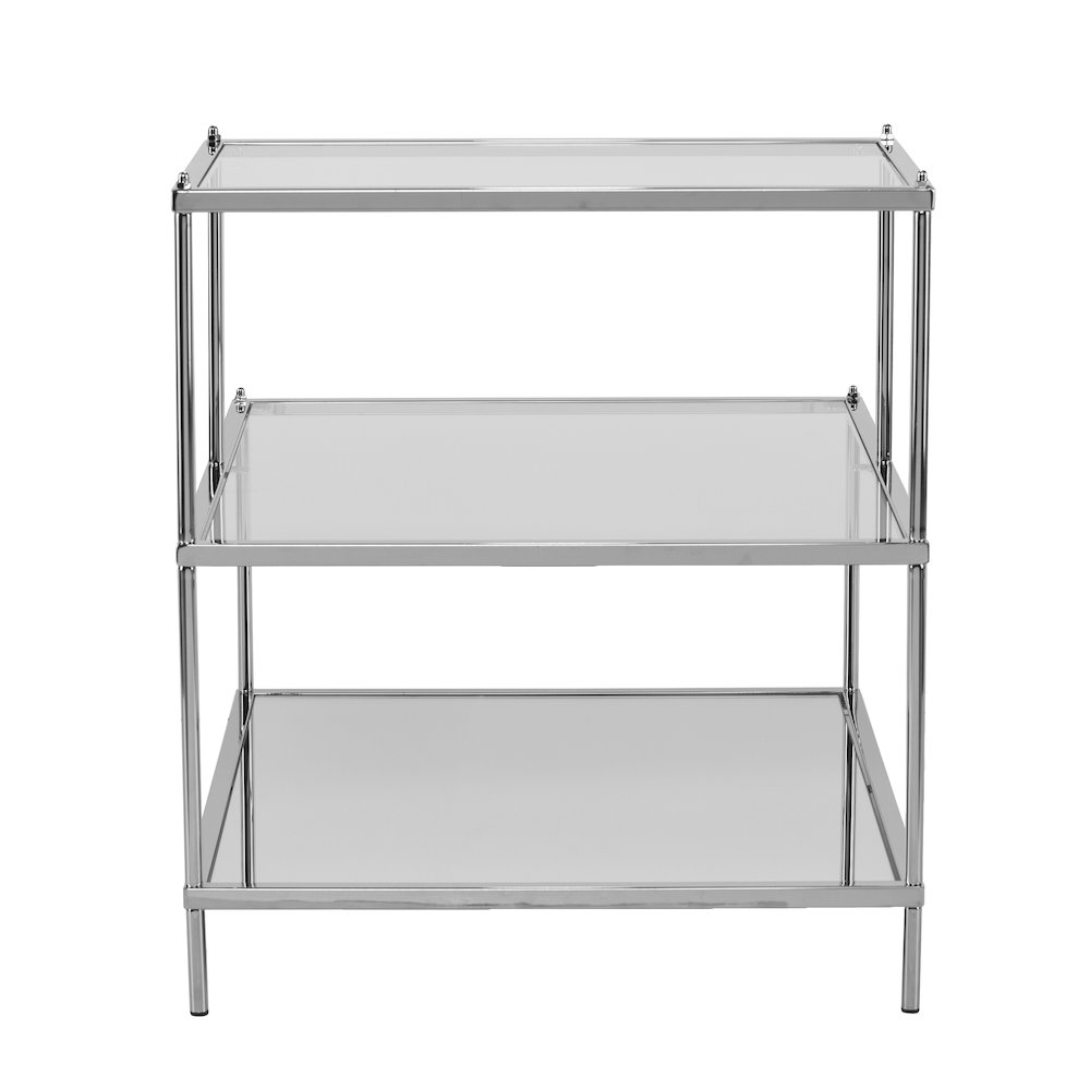 Knox Glam Mirrored Accent Table. Picture 7