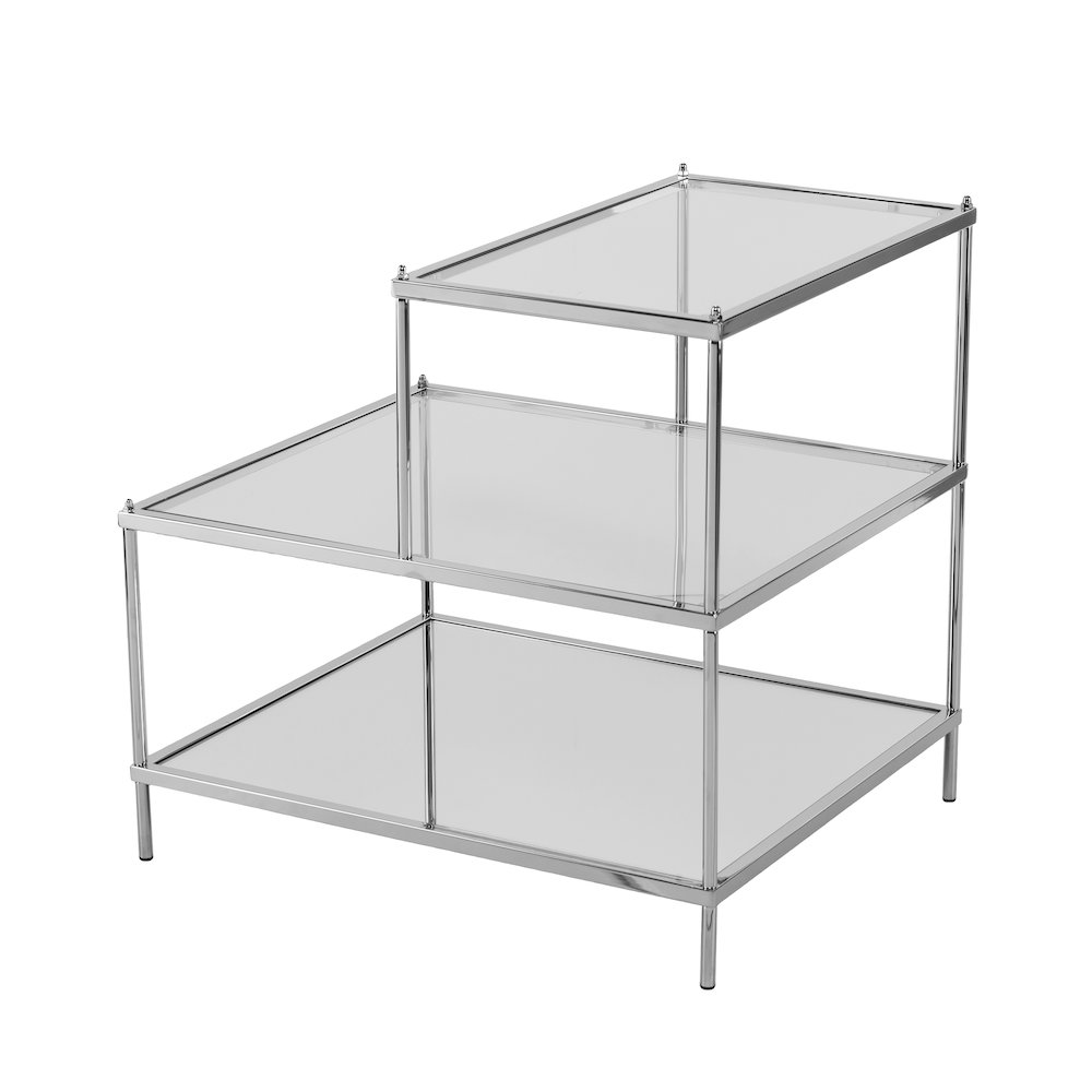 Knox Glam Mirrored Accent Table. Picture 8