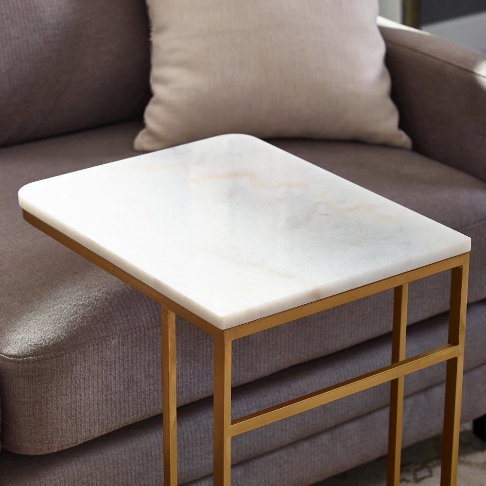 Fallon Marble C-Table. Picture 4