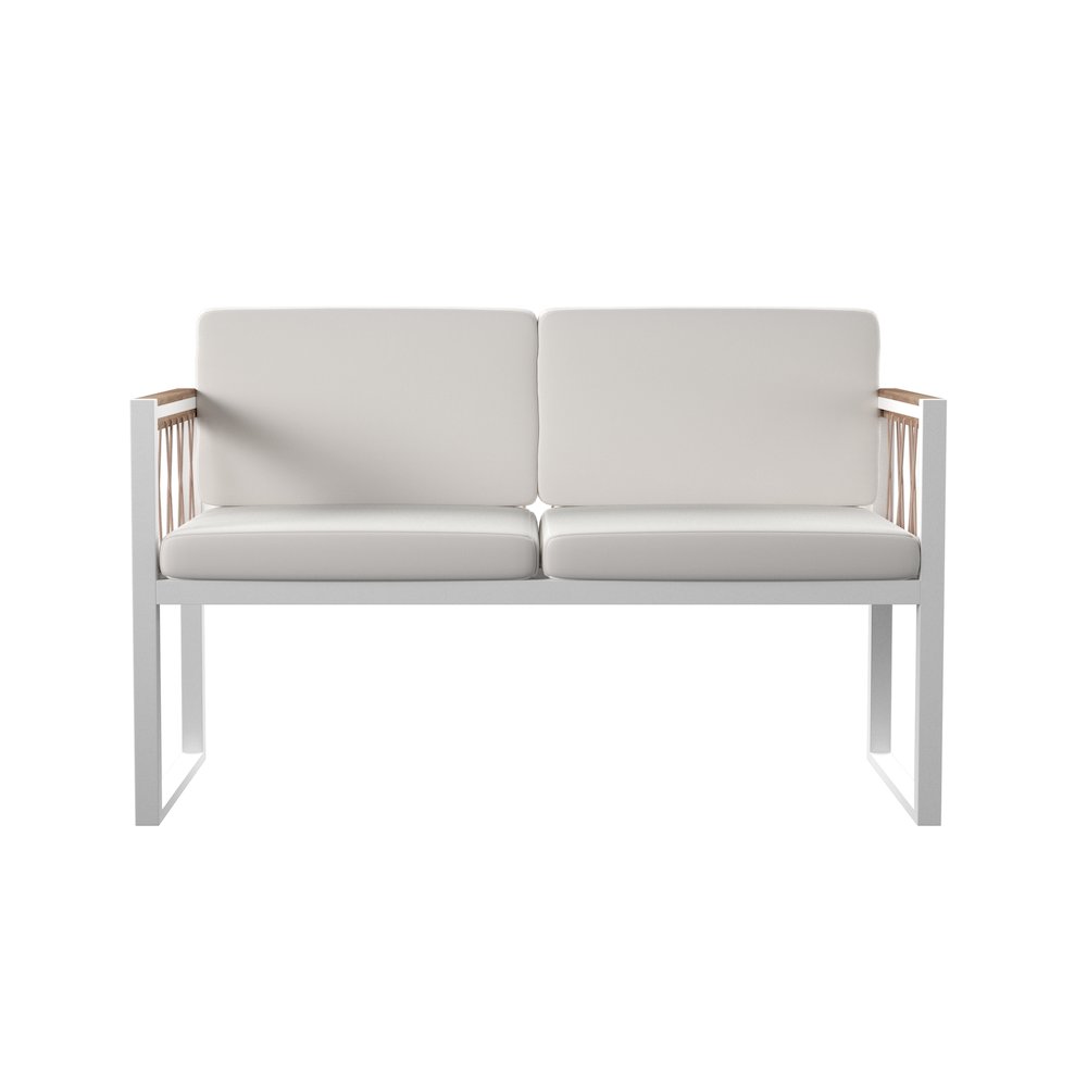 Wallmond Cushioned Outdoor Loveseat/Settee. Picture 8