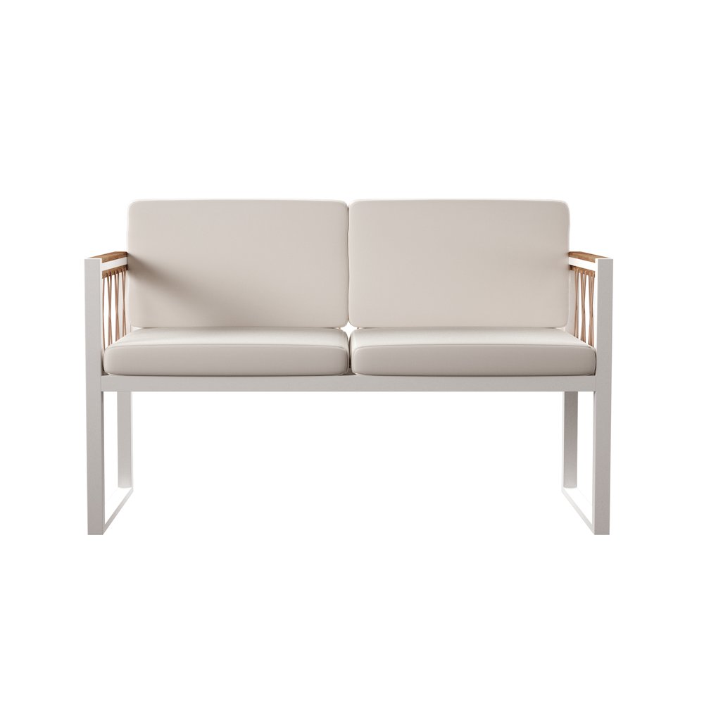 Wallmond Cushioned Outdoor Loveseat/Settee. Picture 9