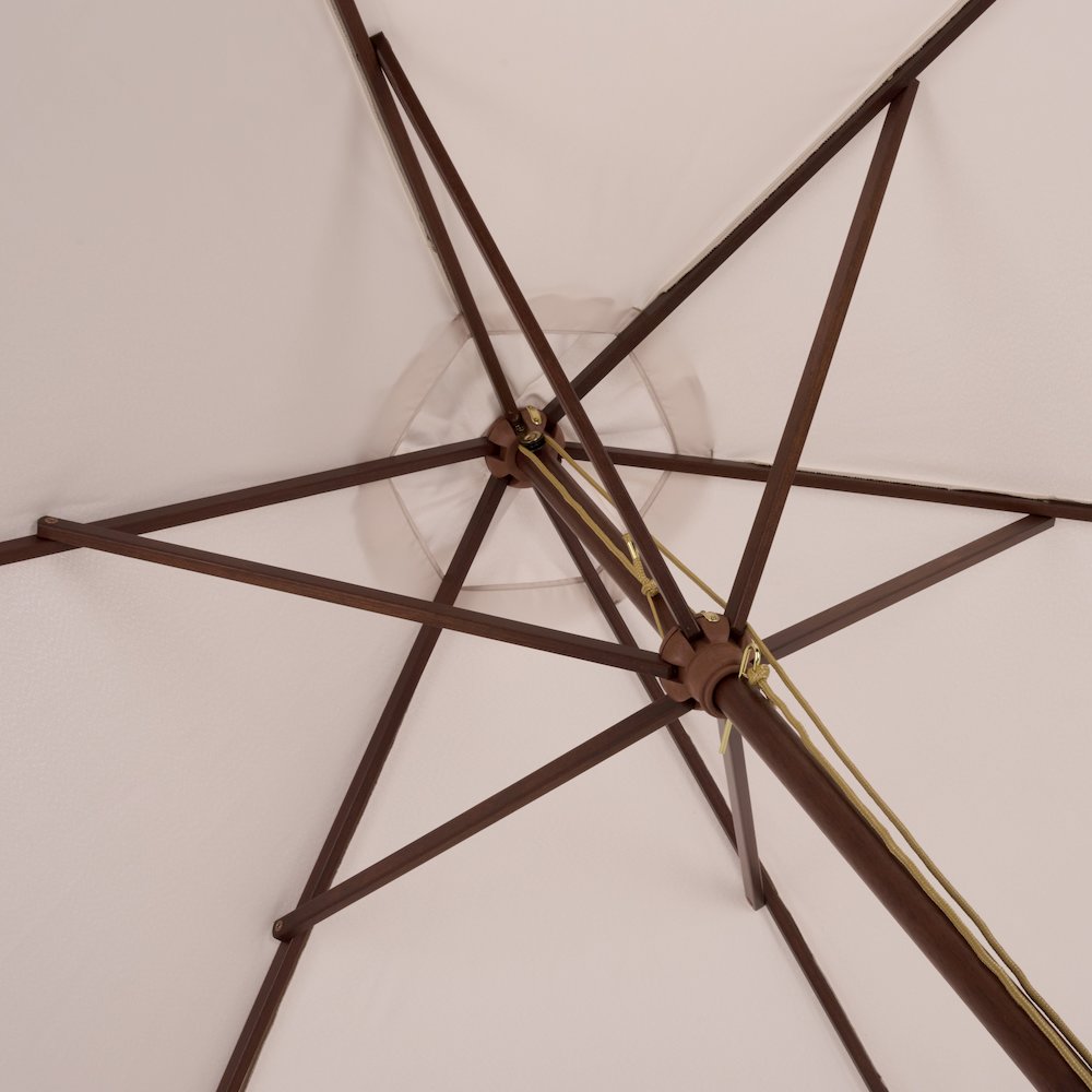 Casandra Round 6 Ribbed Umbrella. Picture 2