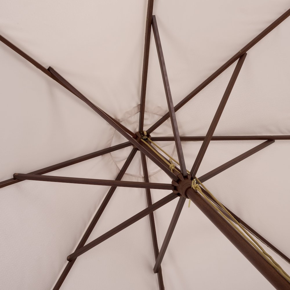Casandra Round 8 Ribbed Umbrella. Picture 2