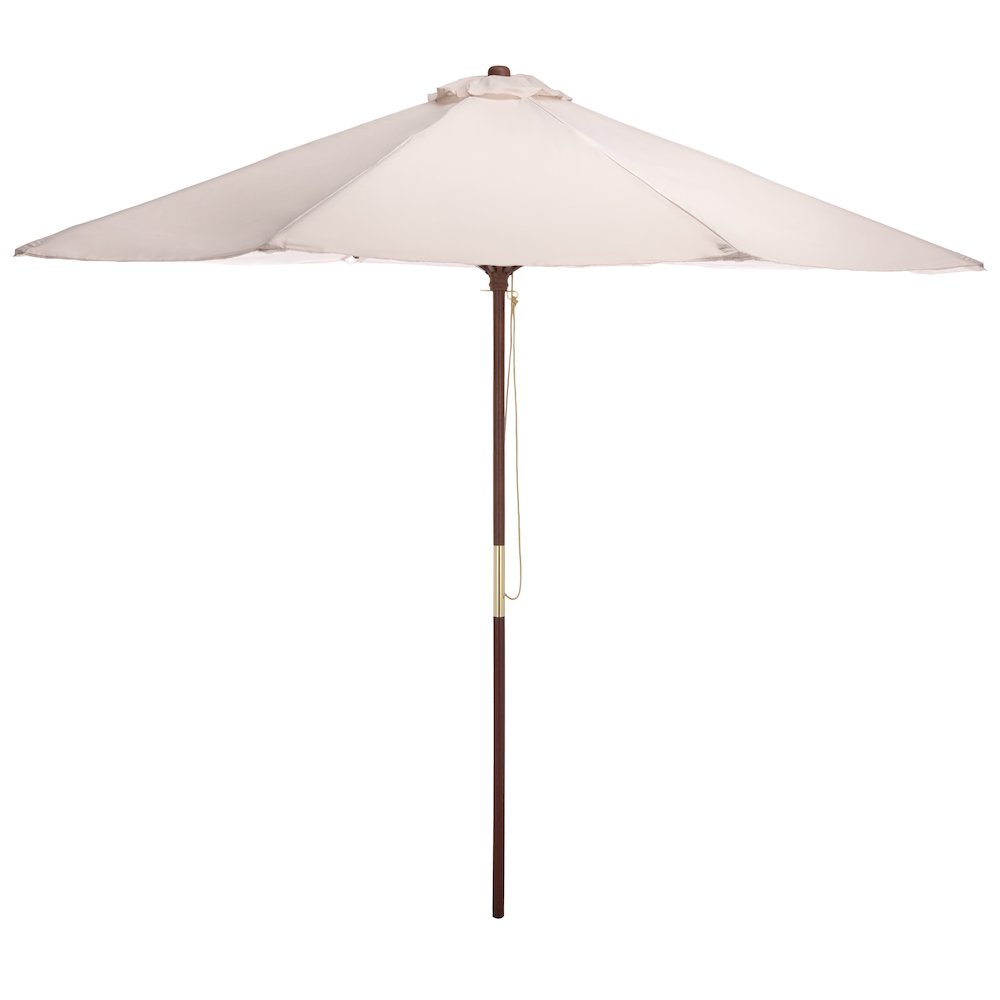 Casandra Round 8 Ribbed Umbrella. Picture 4