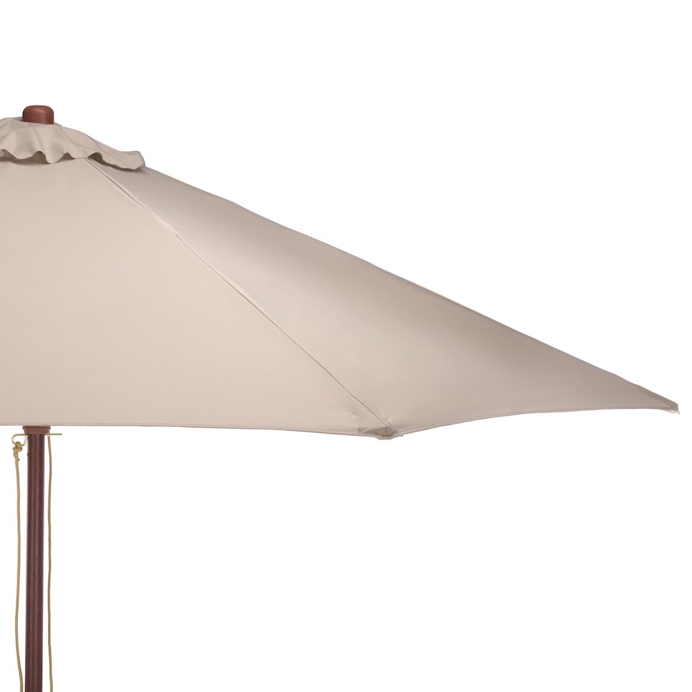 Casandra Round 6 Ribbed Umbrella. Picture 1