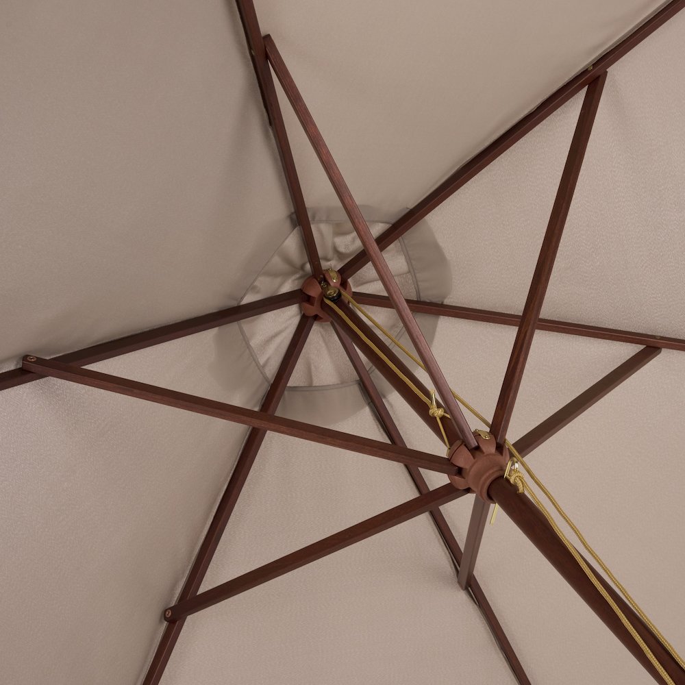 Casandra Round 6 Ribbed Umbrella. Picture 2