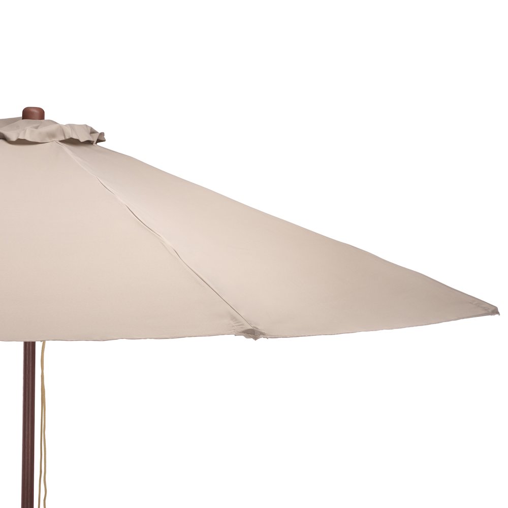 Casandra Round 8 Ribbed Umbrella. Picture 1