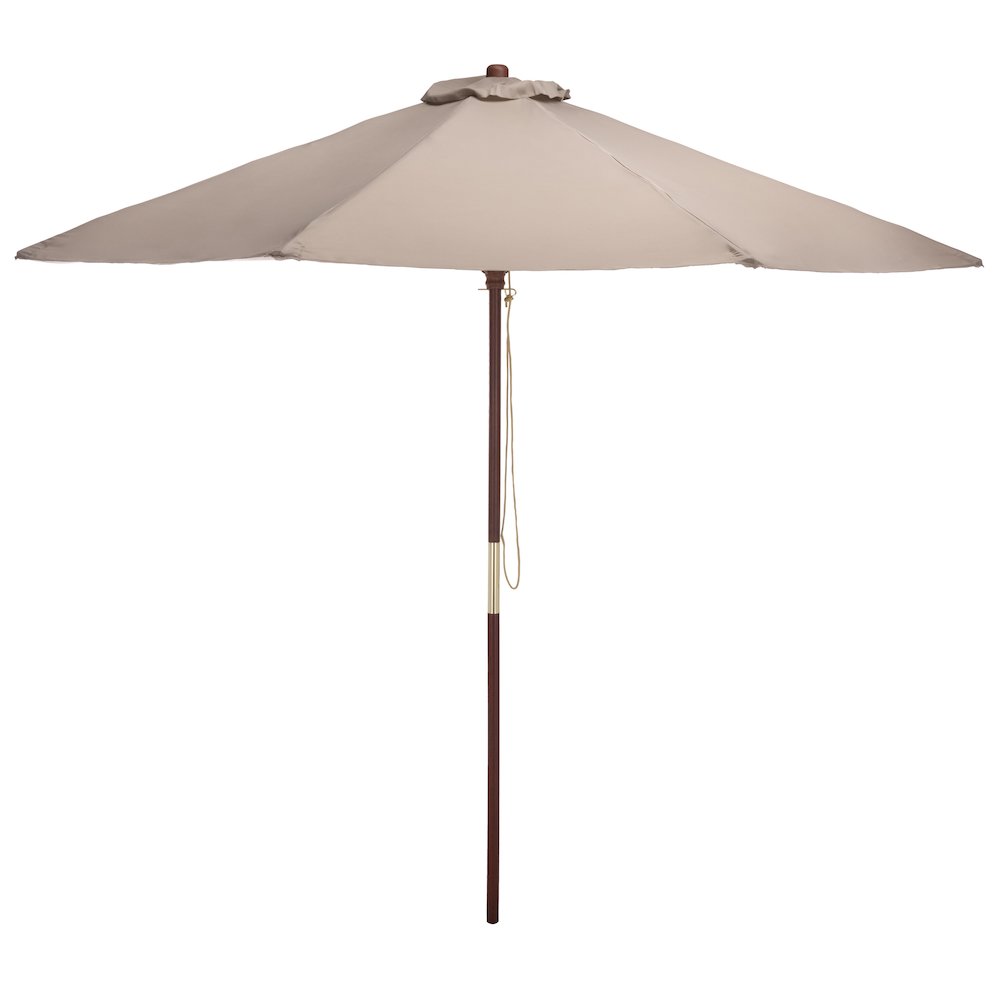 Casandra Round 8 Ribbed Umbrella. Picture 4