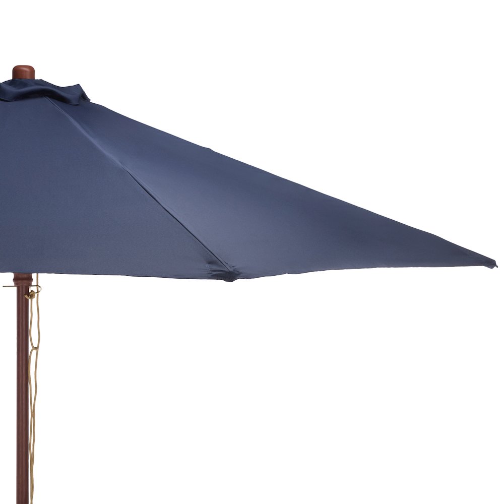 Casandra Round 8 Ribbed Umbrella. Picture 1
