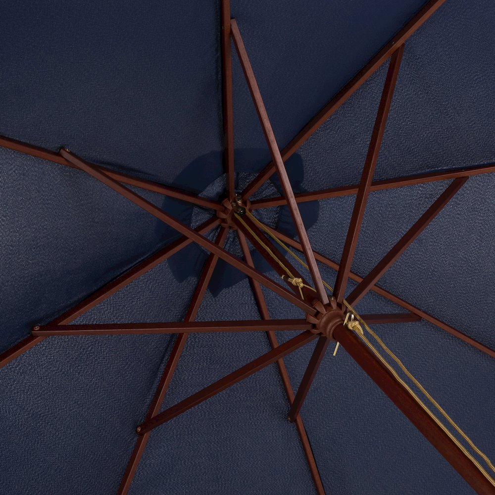 Casandra Round 8 Ribbed Umbrella. Picture 2