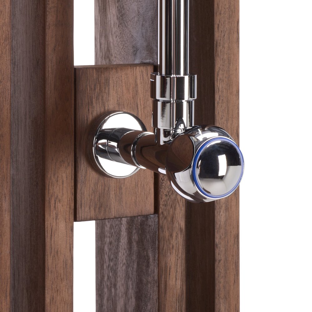Elizabeth Eucalyptus Wood Outdoor Shower. Picture 2