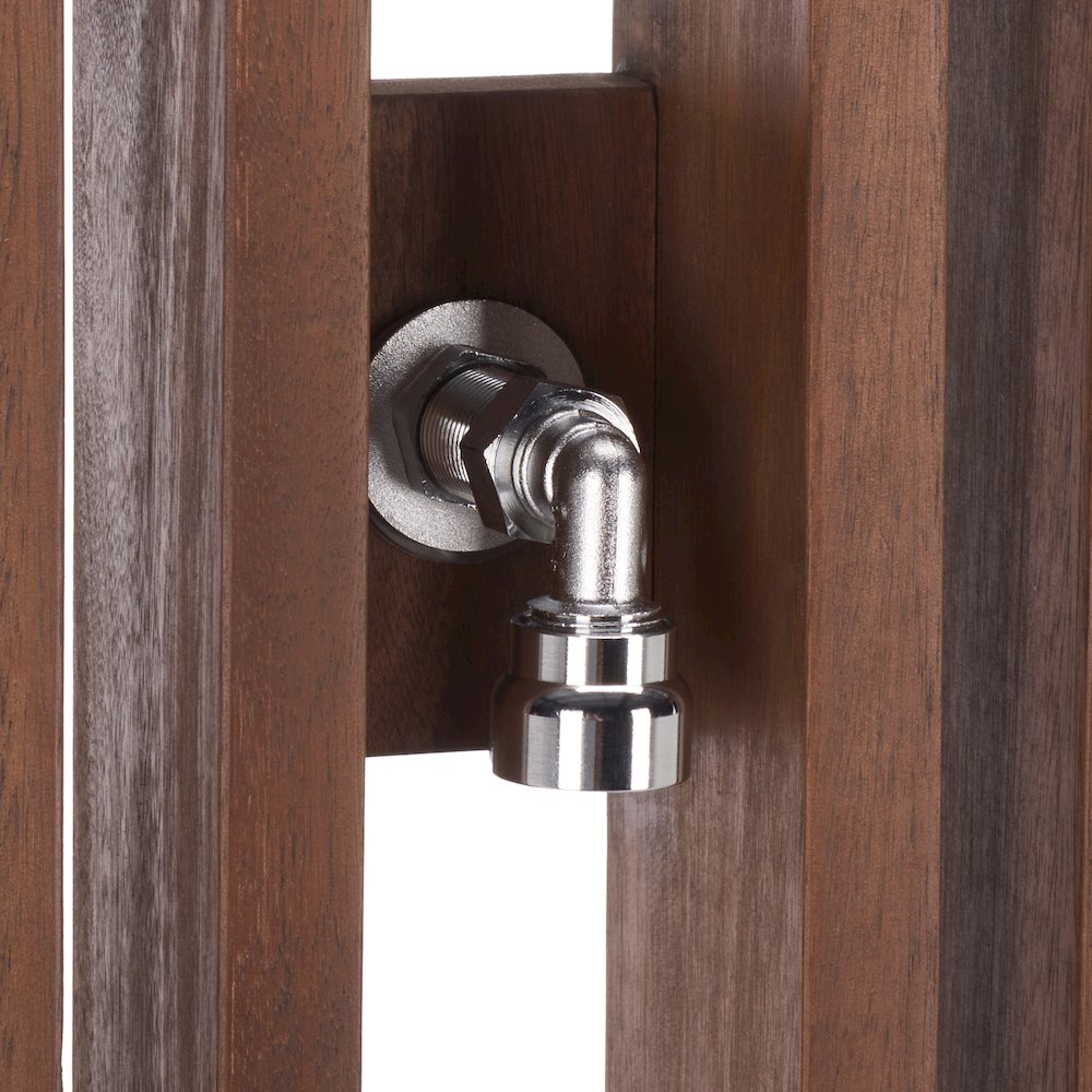 Elizabeth Eucalyptus Wood Outdoor Shower. Picture 4