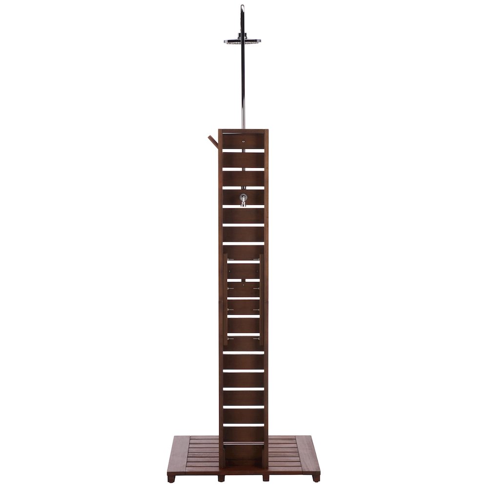 Diane Eucalyptus Wood Outdoor Shower. Picture 8