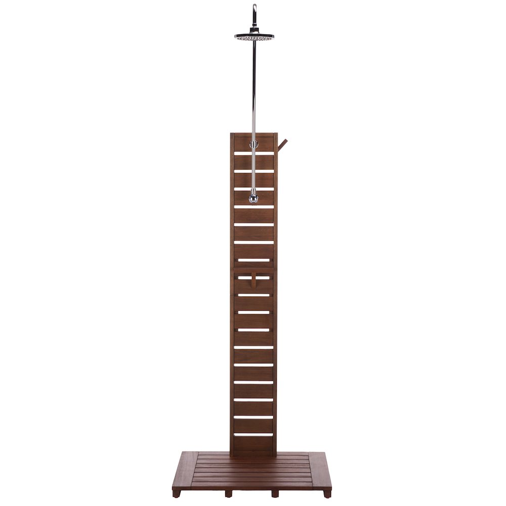 Diane Eucalyptus Wood Outdoor Shower. Picture 7