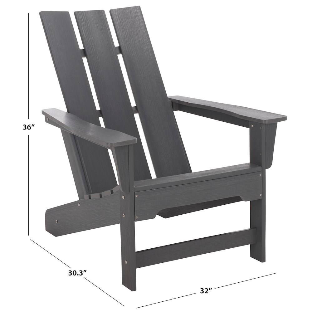 Olivia All Weather Adirondack Chair. Picture 3