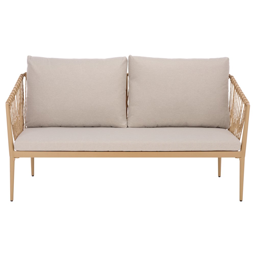Dante Rope Patio Loveseat. Picture 1
