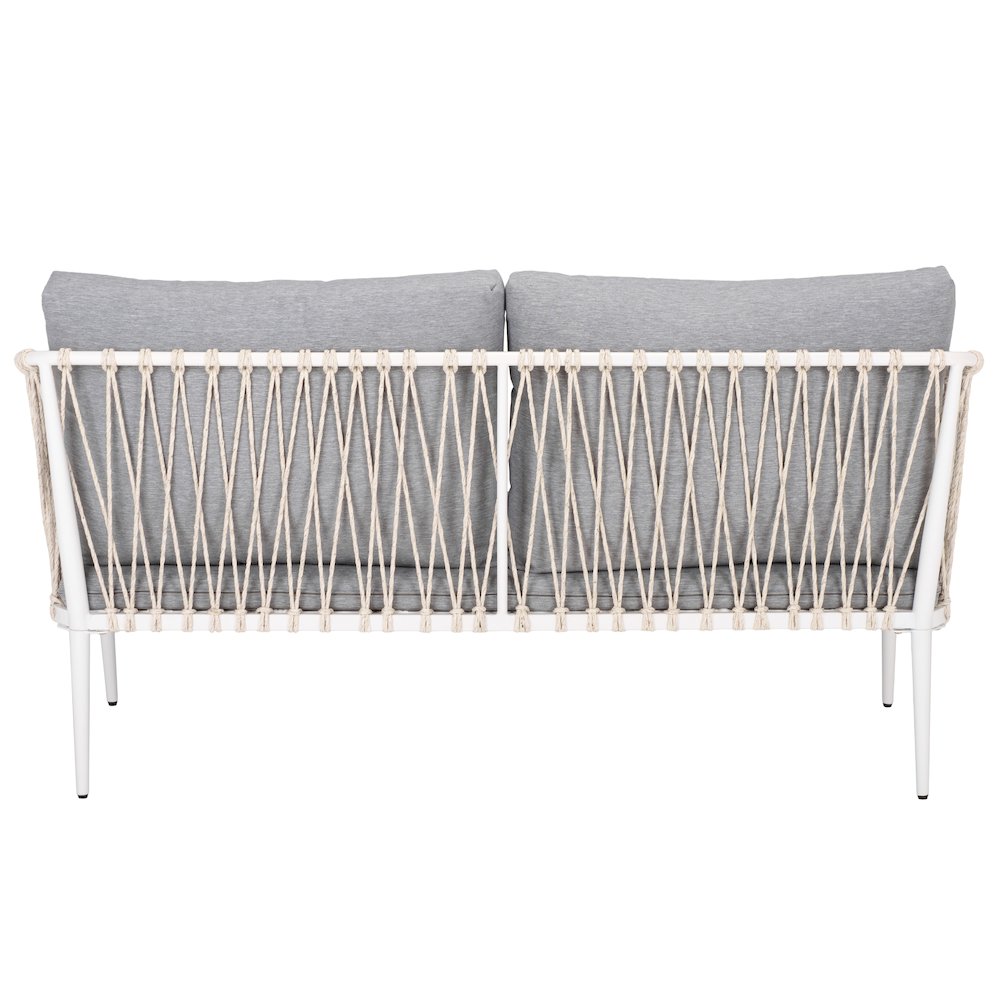 Dante Rope Patio Loveseat. Picture 6