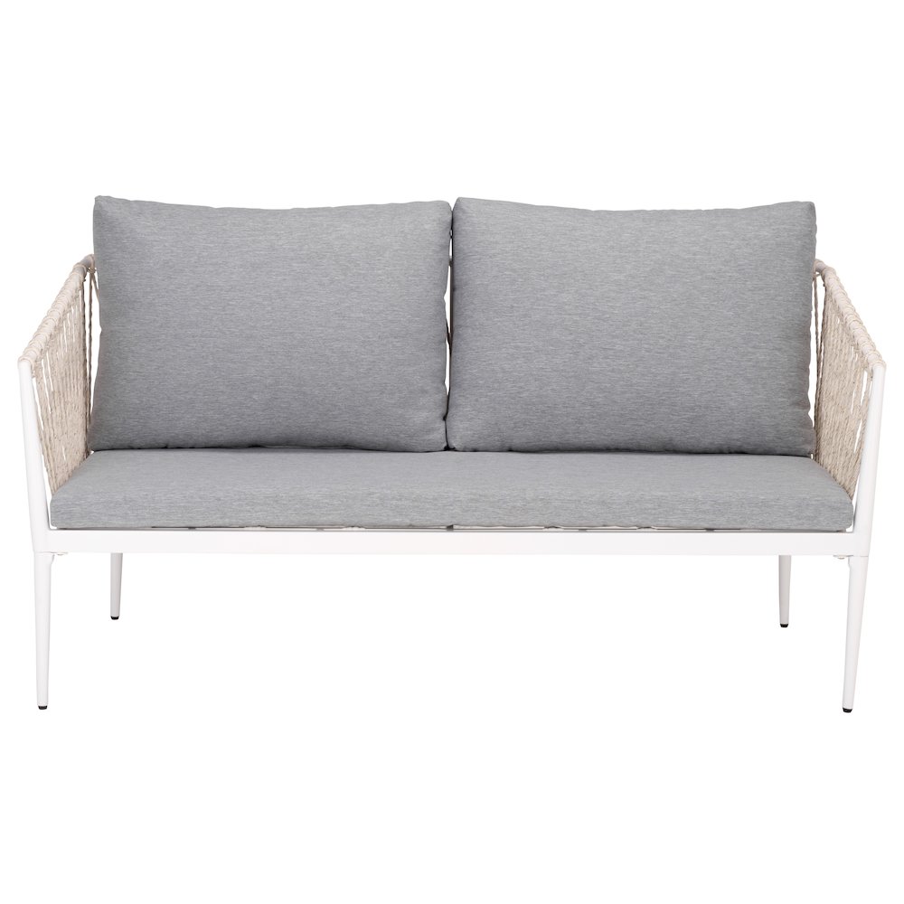 Dante Rope Patio Loveseat. Picture 4