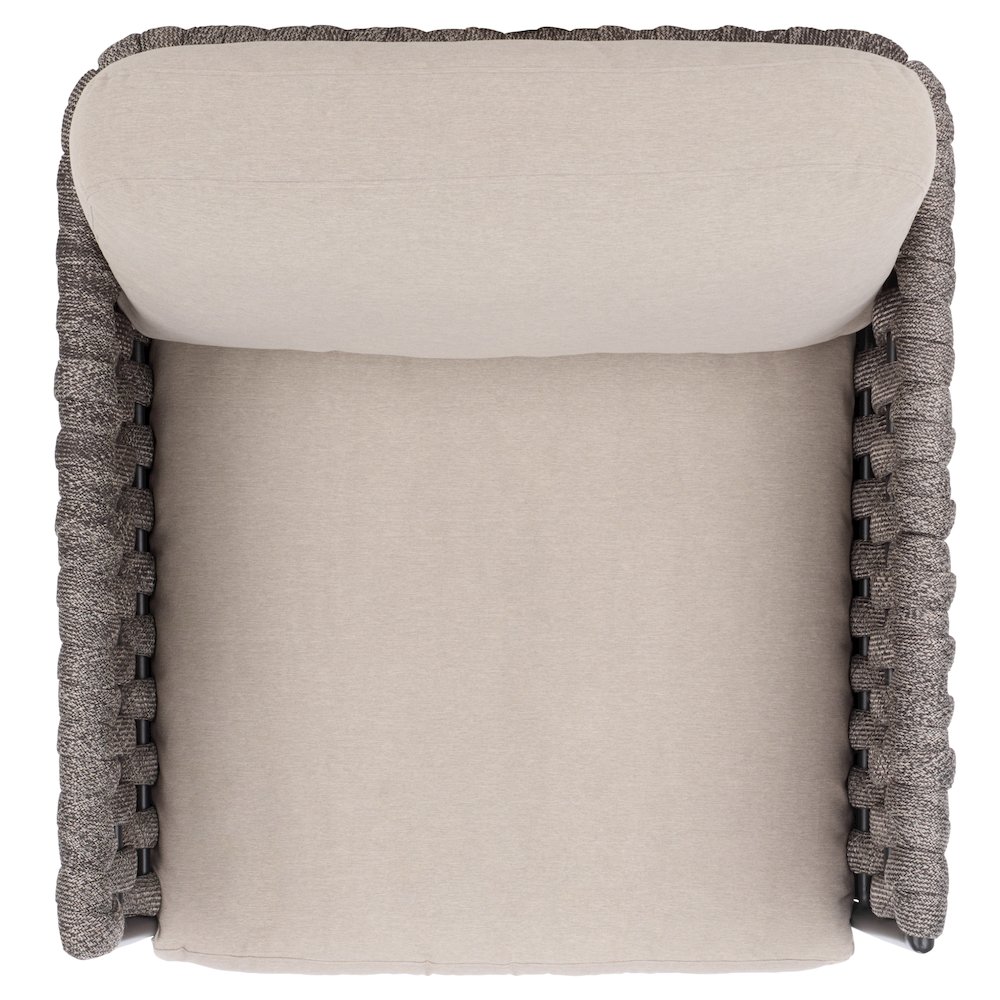 Nicole Rope Patio Swivel Chair. Picture 5