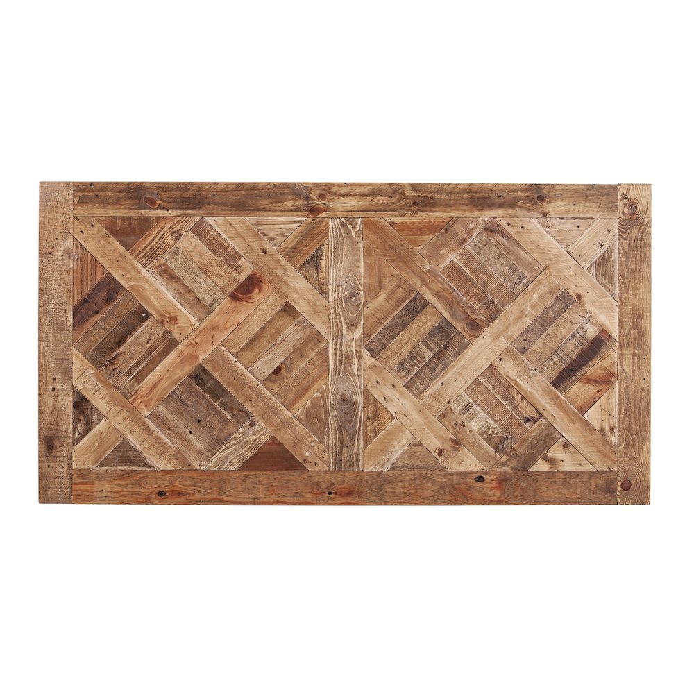 Lawrenny Reclaimed Wood Desk in Brown Color. Picture 5