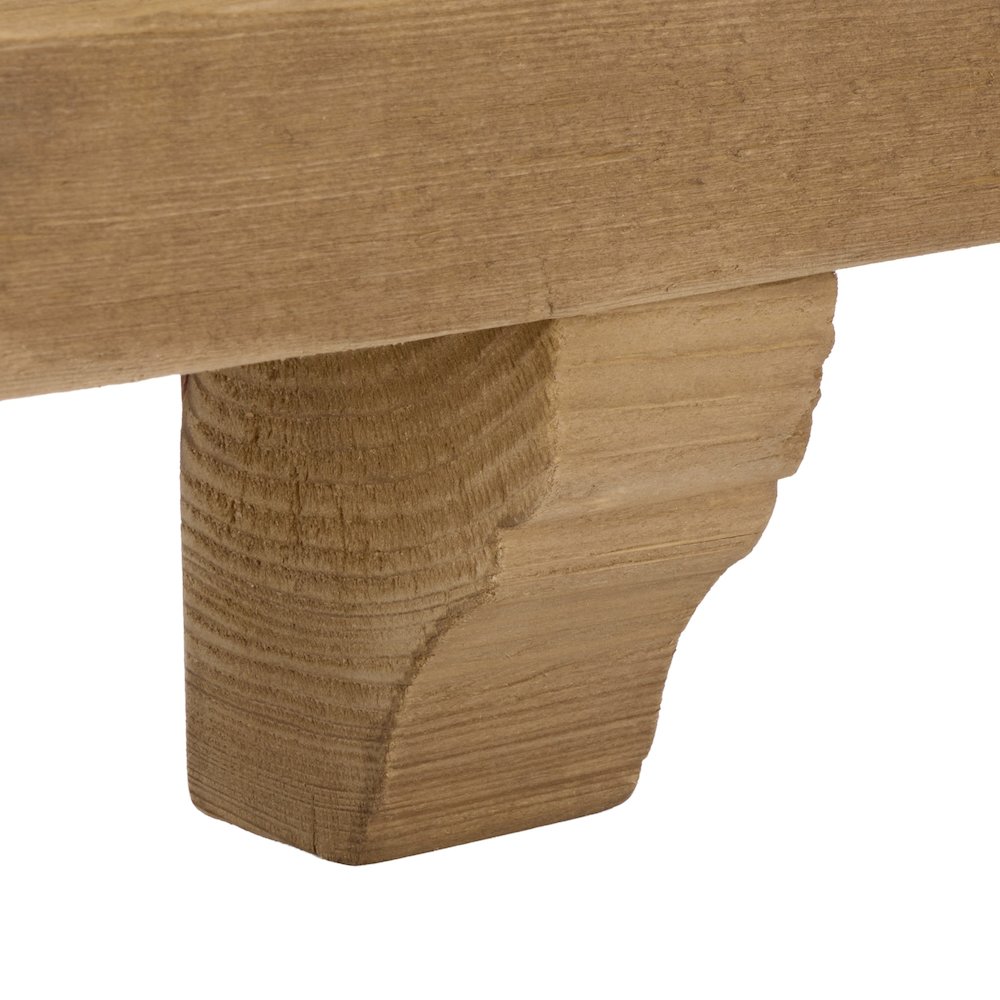 Keros 36" Reclaimed Pine Mantel Shelf. Picture 2