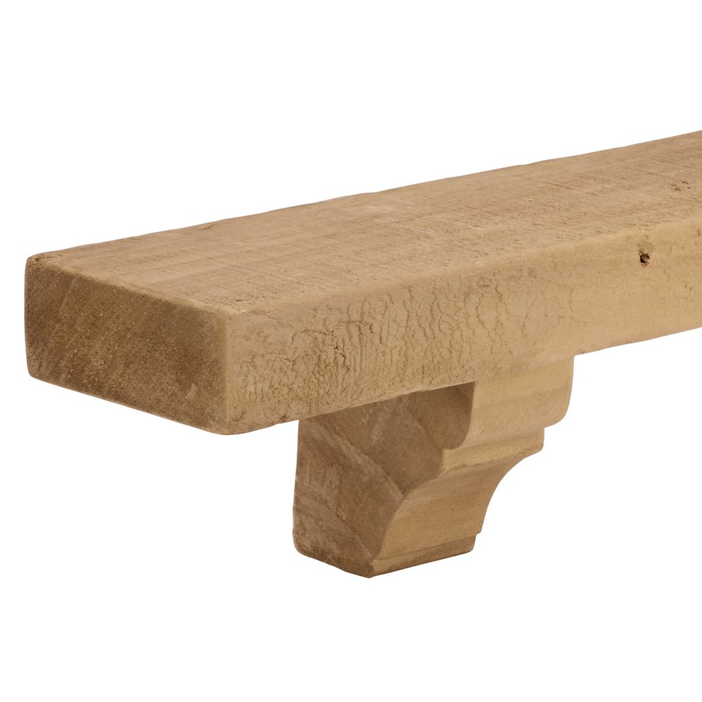 Keros 48" Reclaimed Pine Mantel Shelf. Picture 1