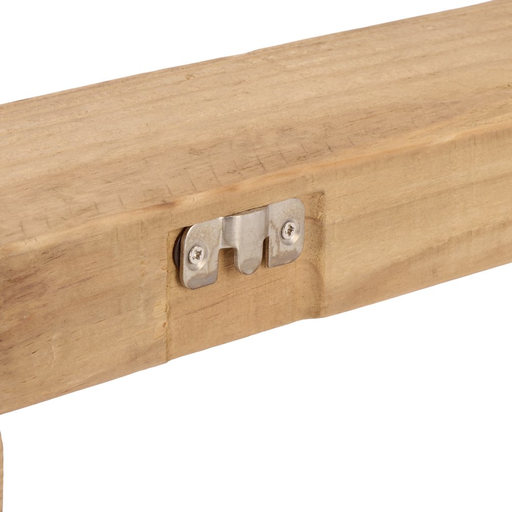 Keros 60" Reclaimed Pine Mantel Shelf. Picture 3
