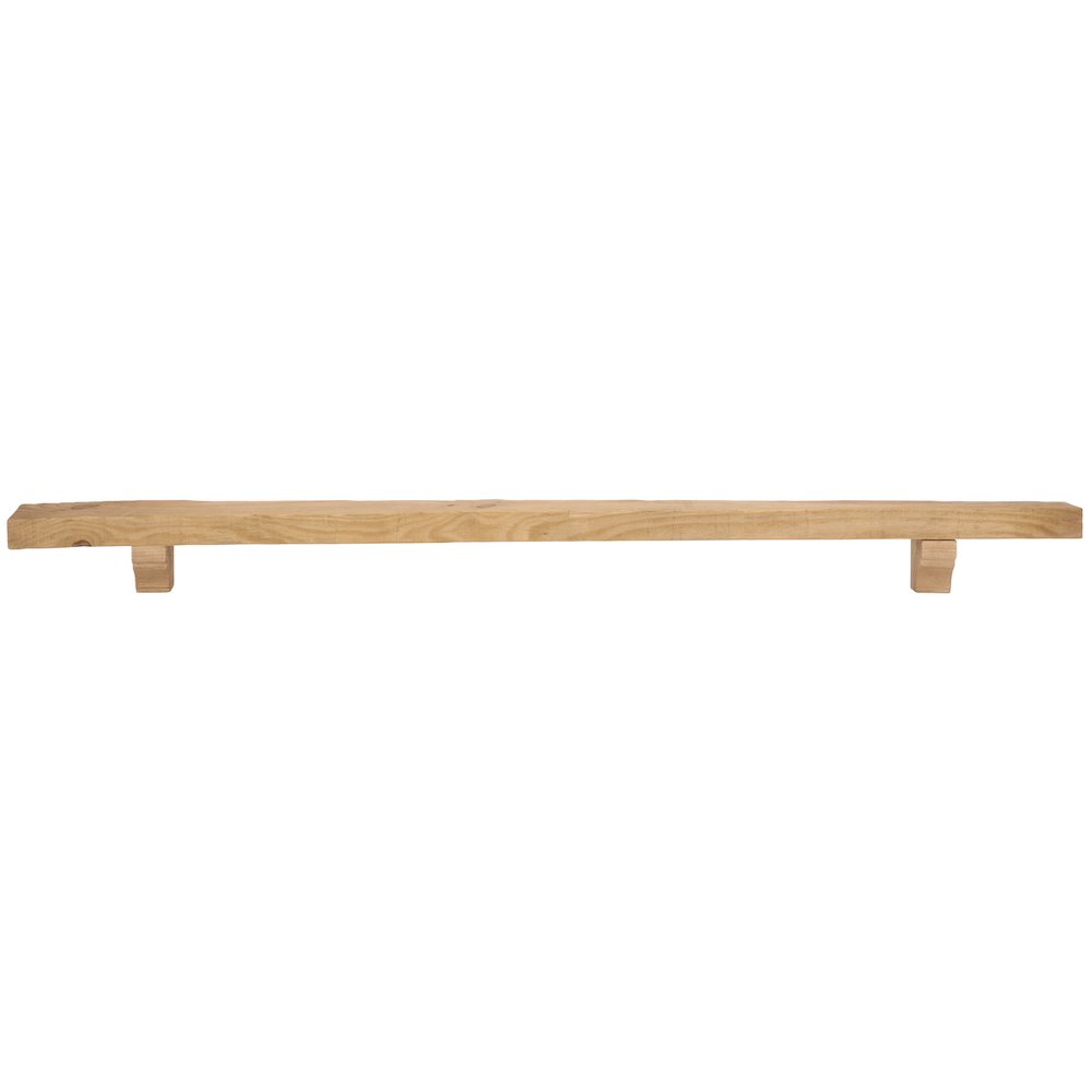 Keros 60" Reclaimed Pine Mantel Shelf. Picture 5