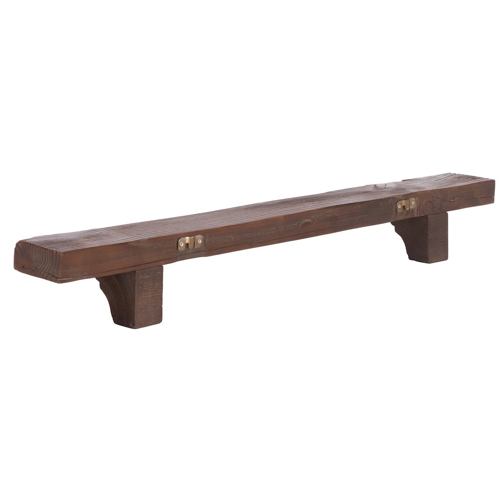 Keros 36" Reclaimed Pine Mantel Shelf. Picture 6