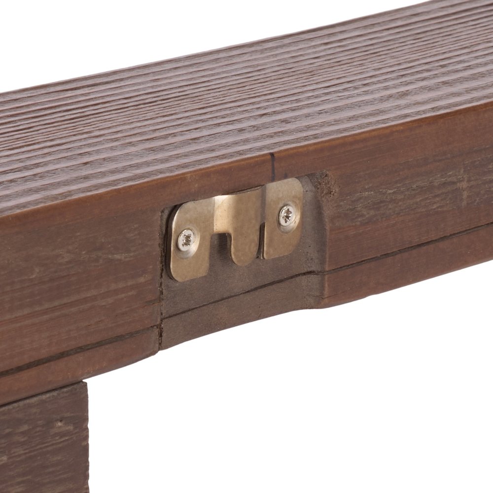 Keros 36" Reclaimed Pine Mantel Shelf. Picture 3