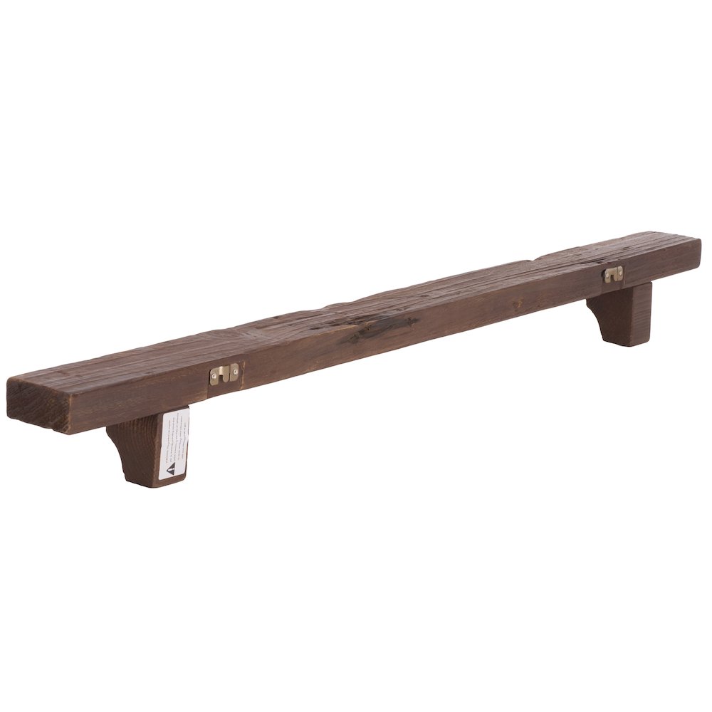Keros 48" Reclaimed Pine Mantel Shelf. Picture 6