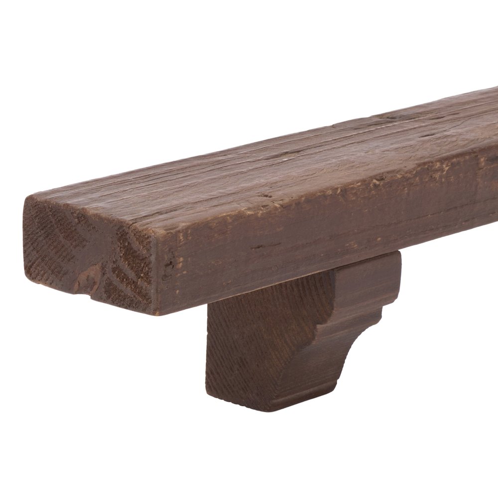 Keros 48" Reclaimed Pine Mantel Shelf. Picture 1