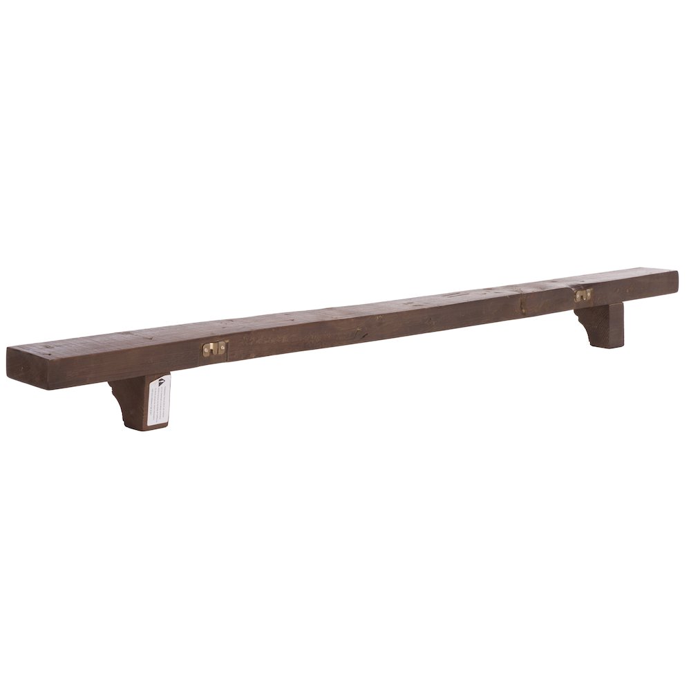 Keros 60" Reclaimed Pine Mantel Shelf. Picture 6