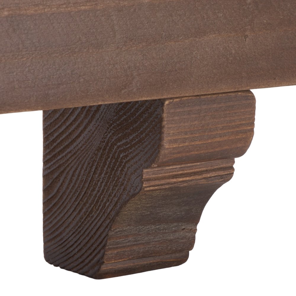 Keros 60" Reclaimed Pine Mantel Shelf. Picture 2