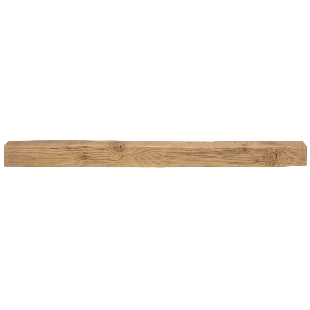 Beno 48" Floating Reclaimed Pine Mantel Shelf. Picture 4