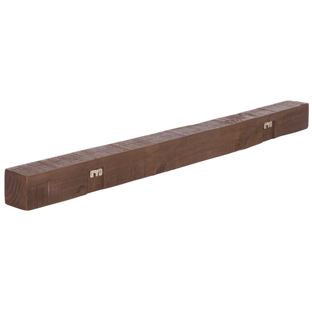 Beno 48" Foating Reclaimed Pine Mantel Shelf. Picture 5
