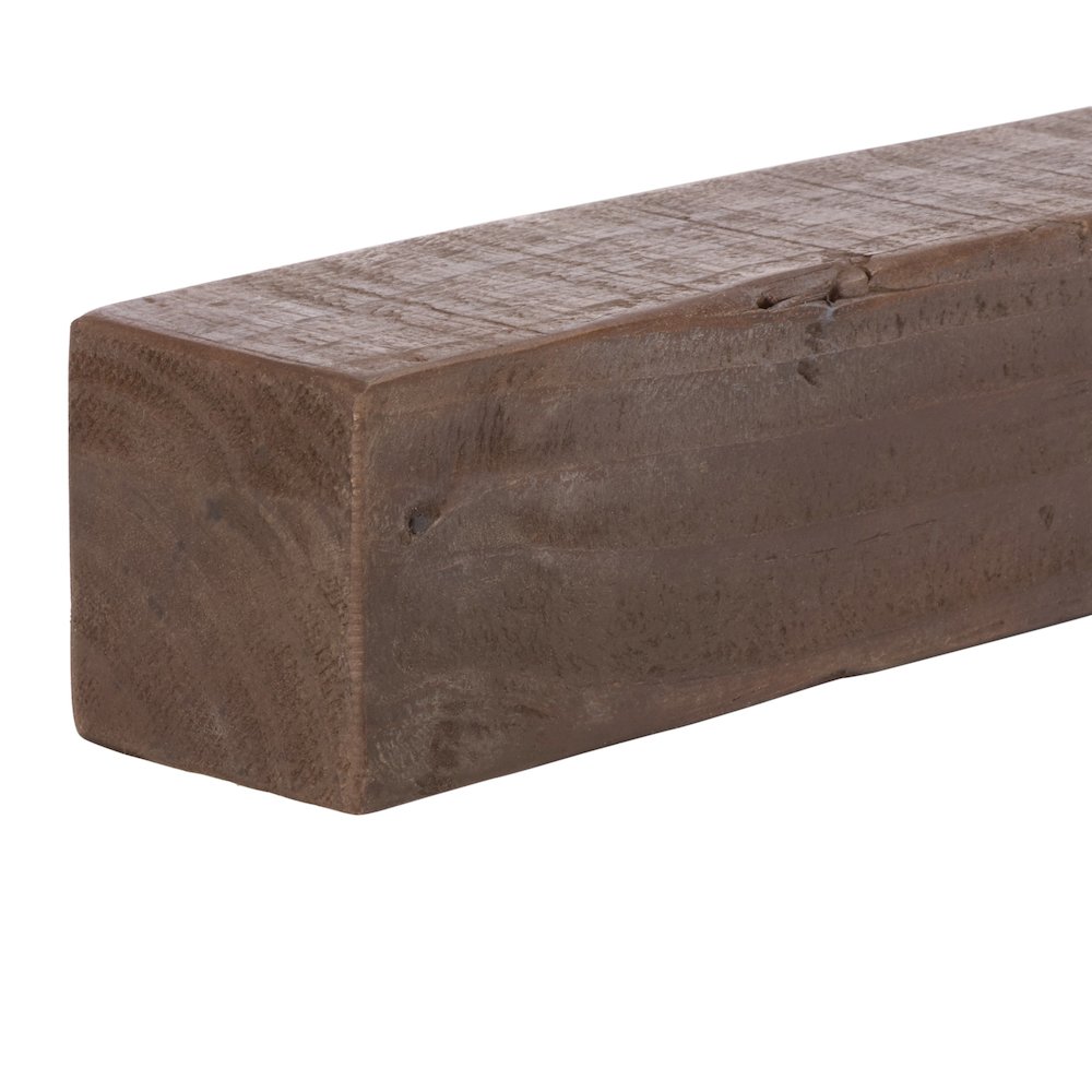 Beno 60" Floating Reclaimed Pine Mantel Shelf. Picture 1