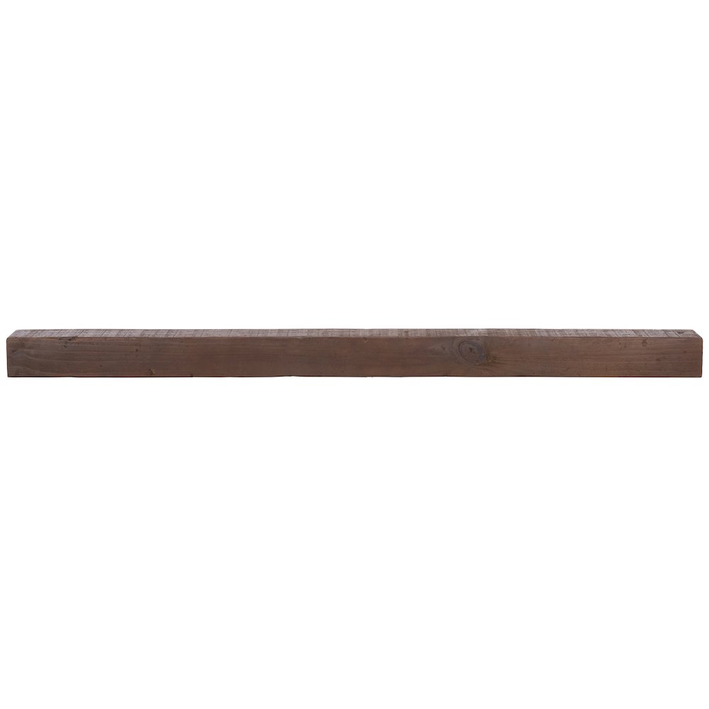 Beno 60" Floating Reclaimed Pine Mantel Shelf. Picture 4