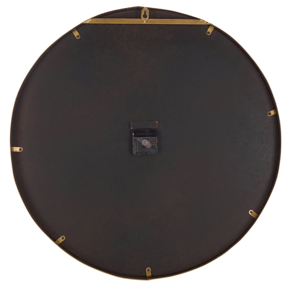 Macsen Wood & Iron Clock. Picture 5