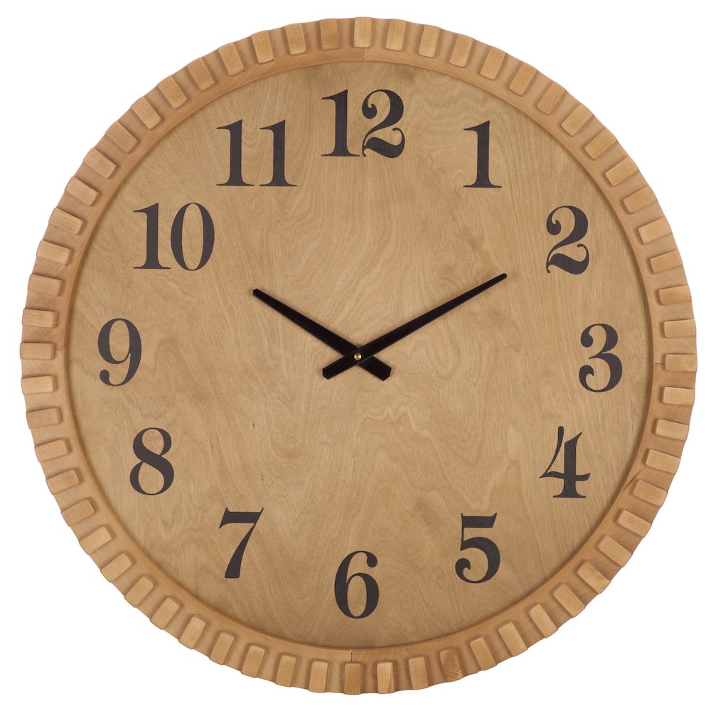 Beda Wood Clock/Brown. Picture 4
