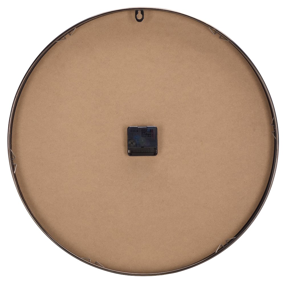 Palesa Wood & Iron Clock/Brown. Picture 5