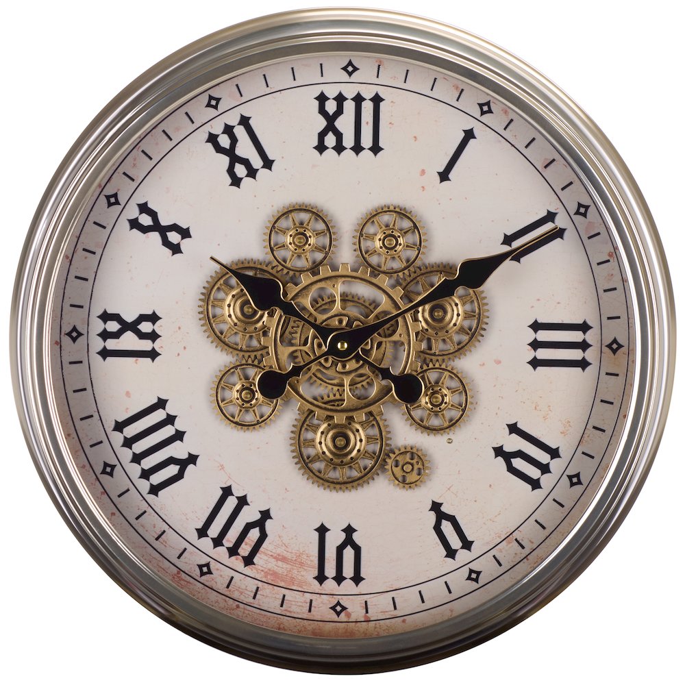 Hayward Roman Gear Clock/White. Picture 4