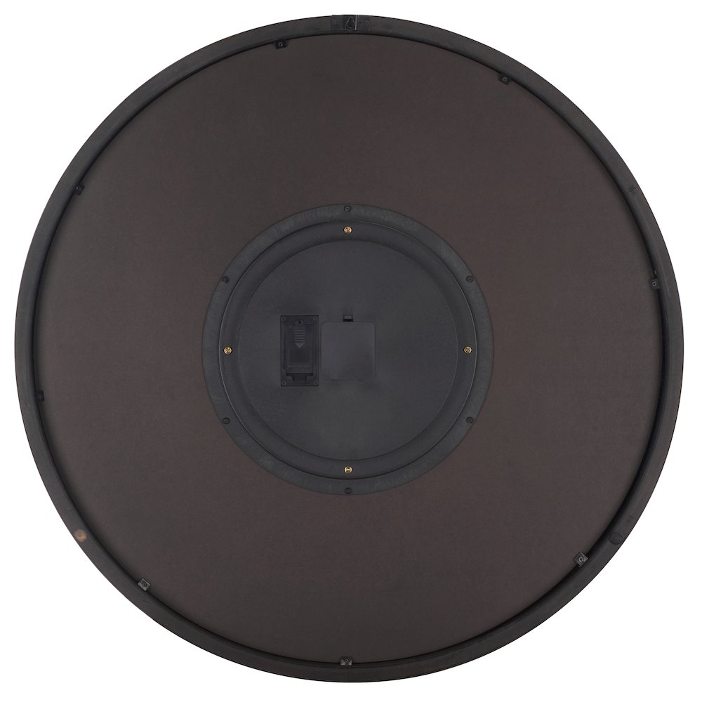 Ephersyn World Gear Wall Clock/Black/Gold. Picture 5