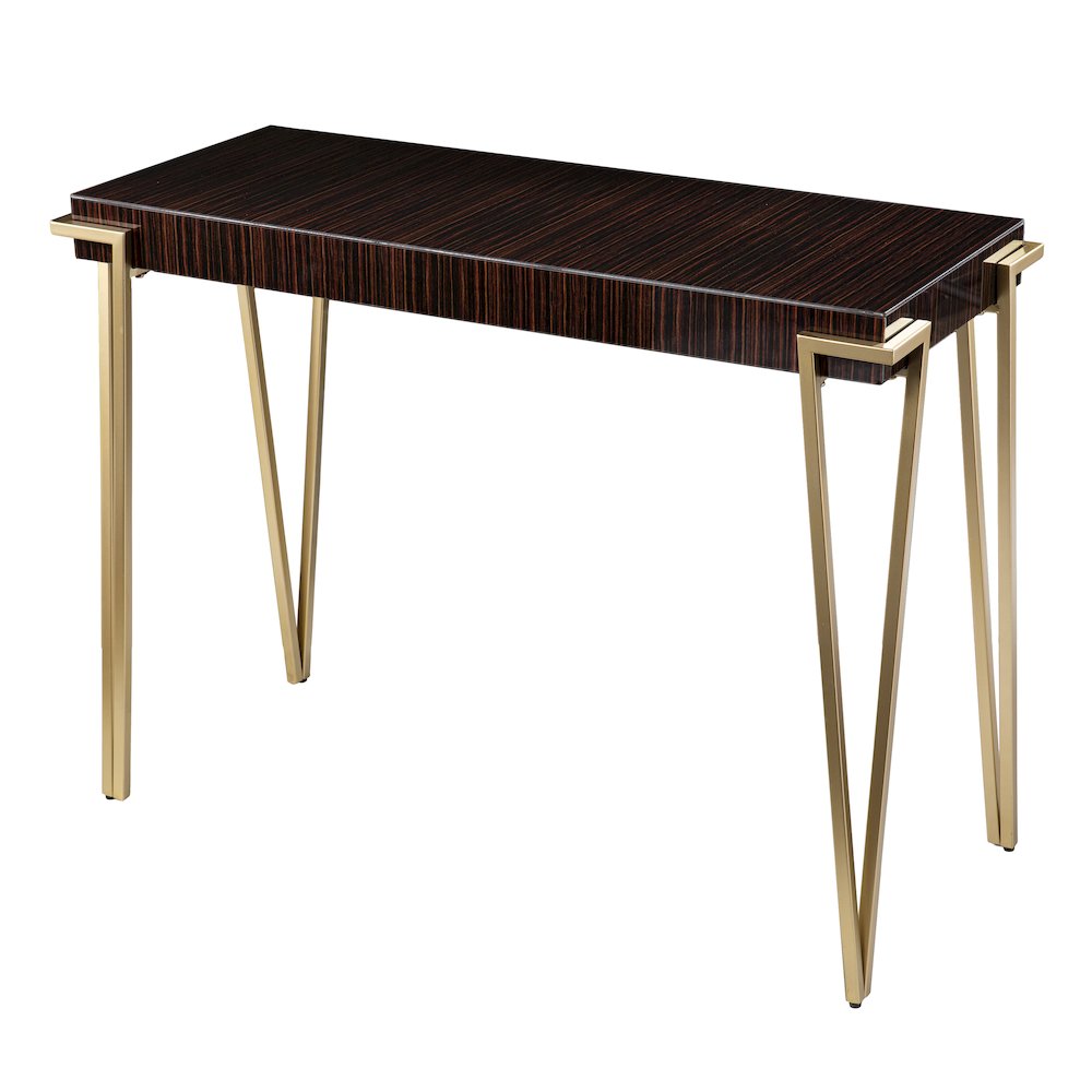 Brodkirk Console Table in Brown Color. Picture 1