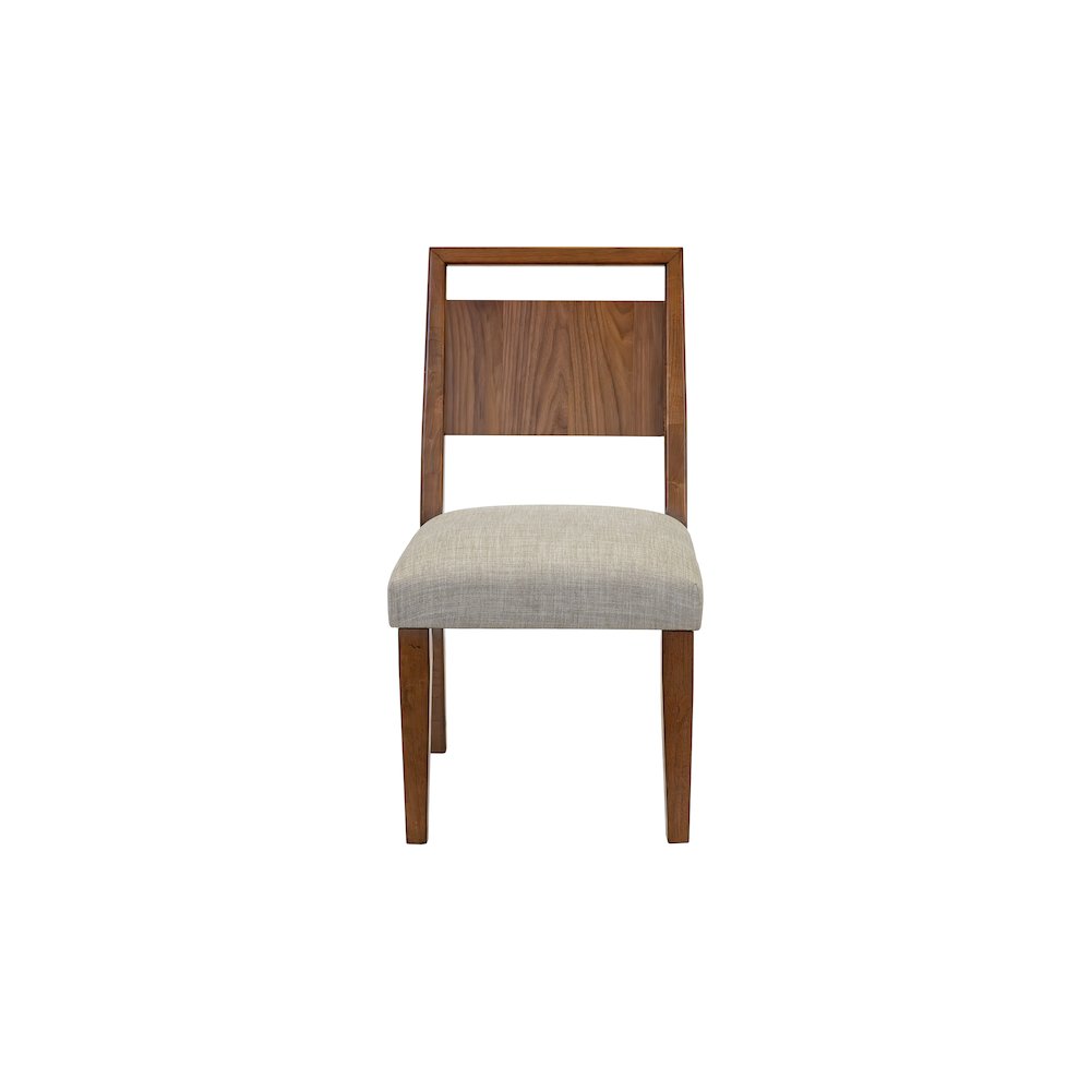 Mid-Century Modern Wood Kitchen Dining Table with Six Chairs, Brown. Picture 6