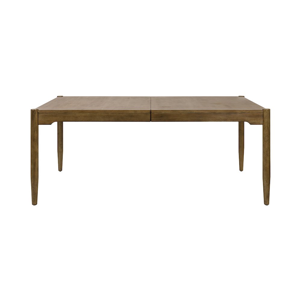 Lachlan Modern Wood Rectangular Kitchen Dining Table with Eight Chairs, Brown. Picture 21