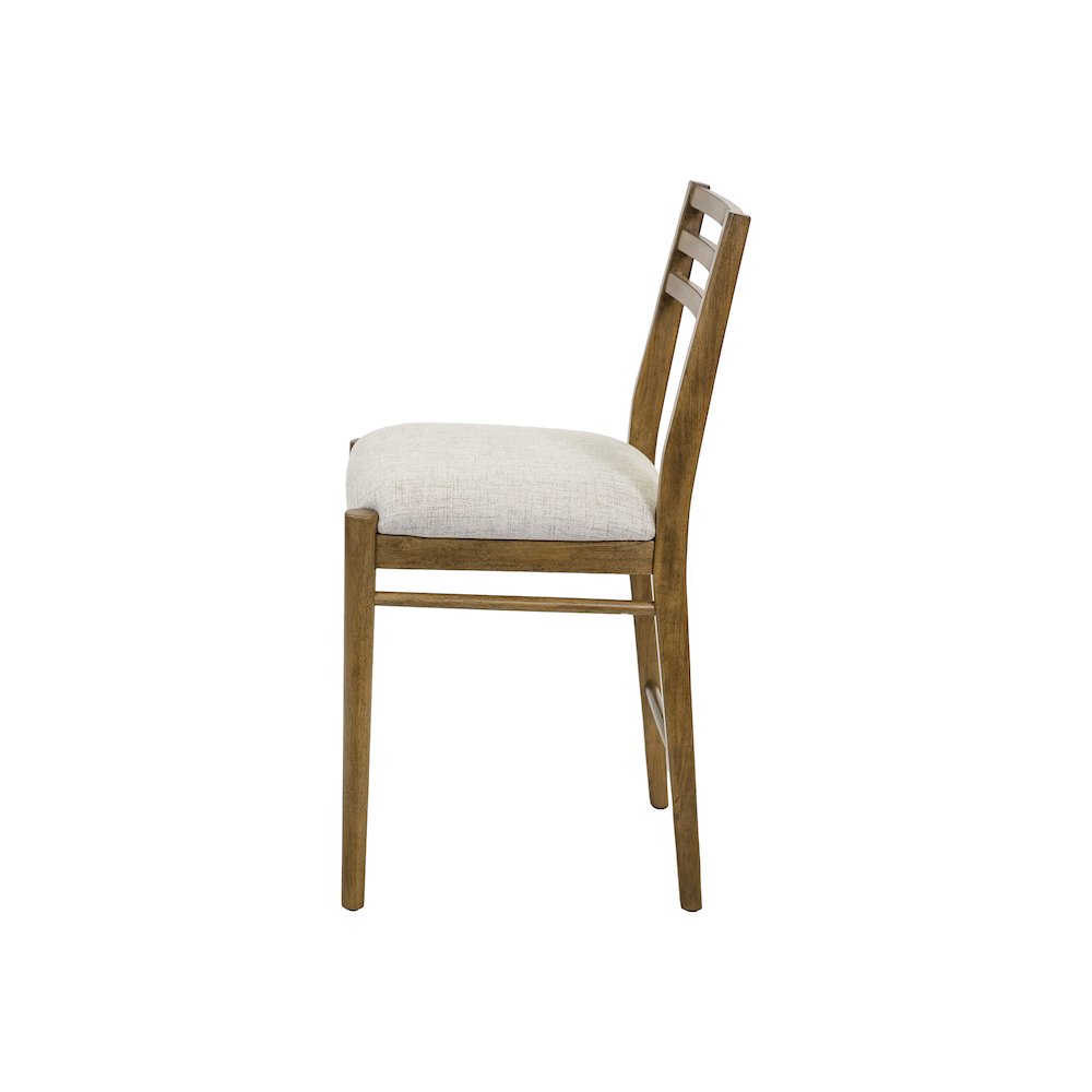 Lachlan Modern Wood Square Counter Height Kitchen Table with Four Chairs, Brown. Picture 10